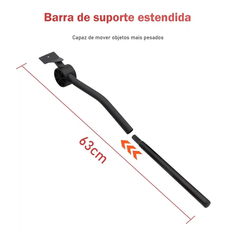 Suporte Para Levantar e Mover Móveis Pesados Kit Com 5 Peças